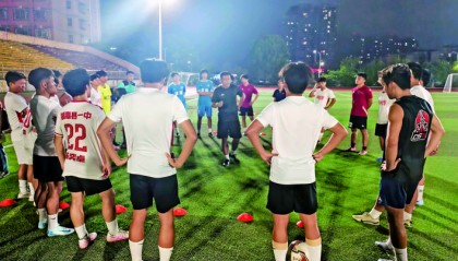 天生“C位”！“湘超”湘潭队全员集结